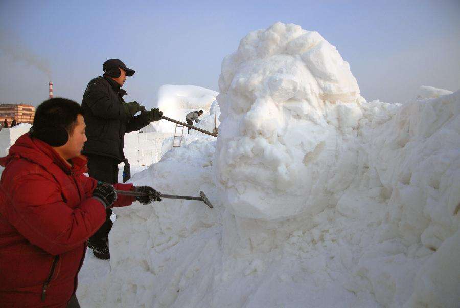 牡丹江城市雪雕